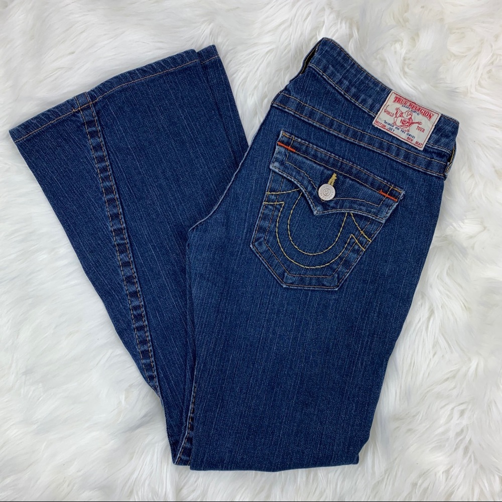 True Religion | Women’s Dark Wash Boot-Cut Jeans